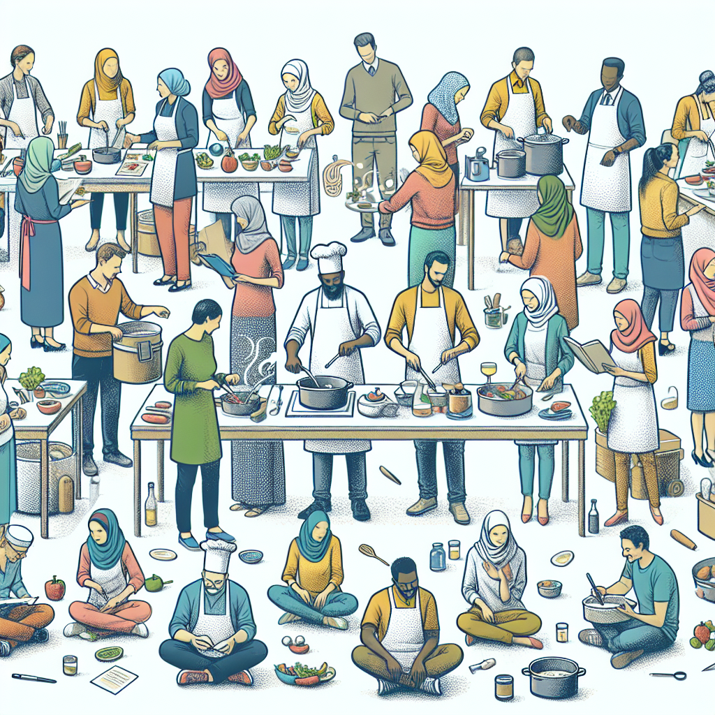 Pastelková ilustrace znázorňující téma: Teambuilding