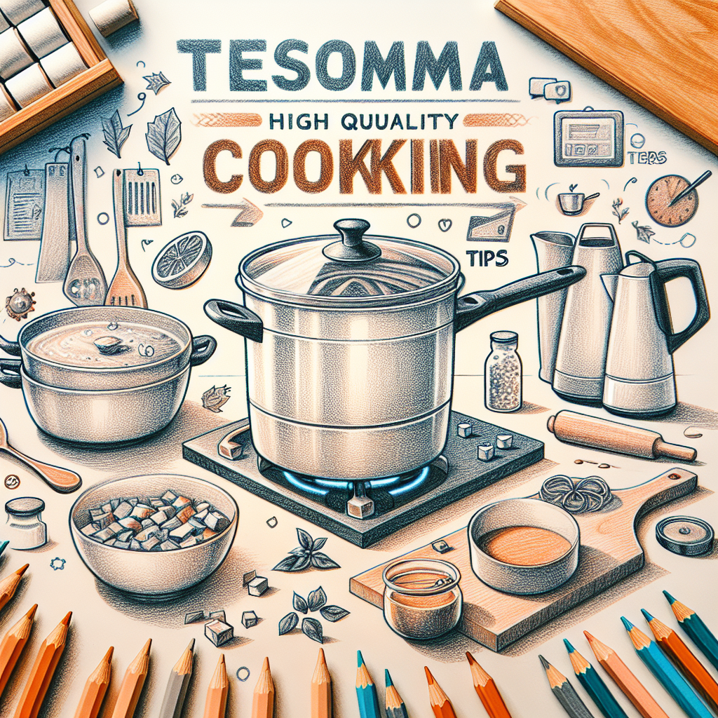 Pastelková ilustrace znázorňující téma: Vaření