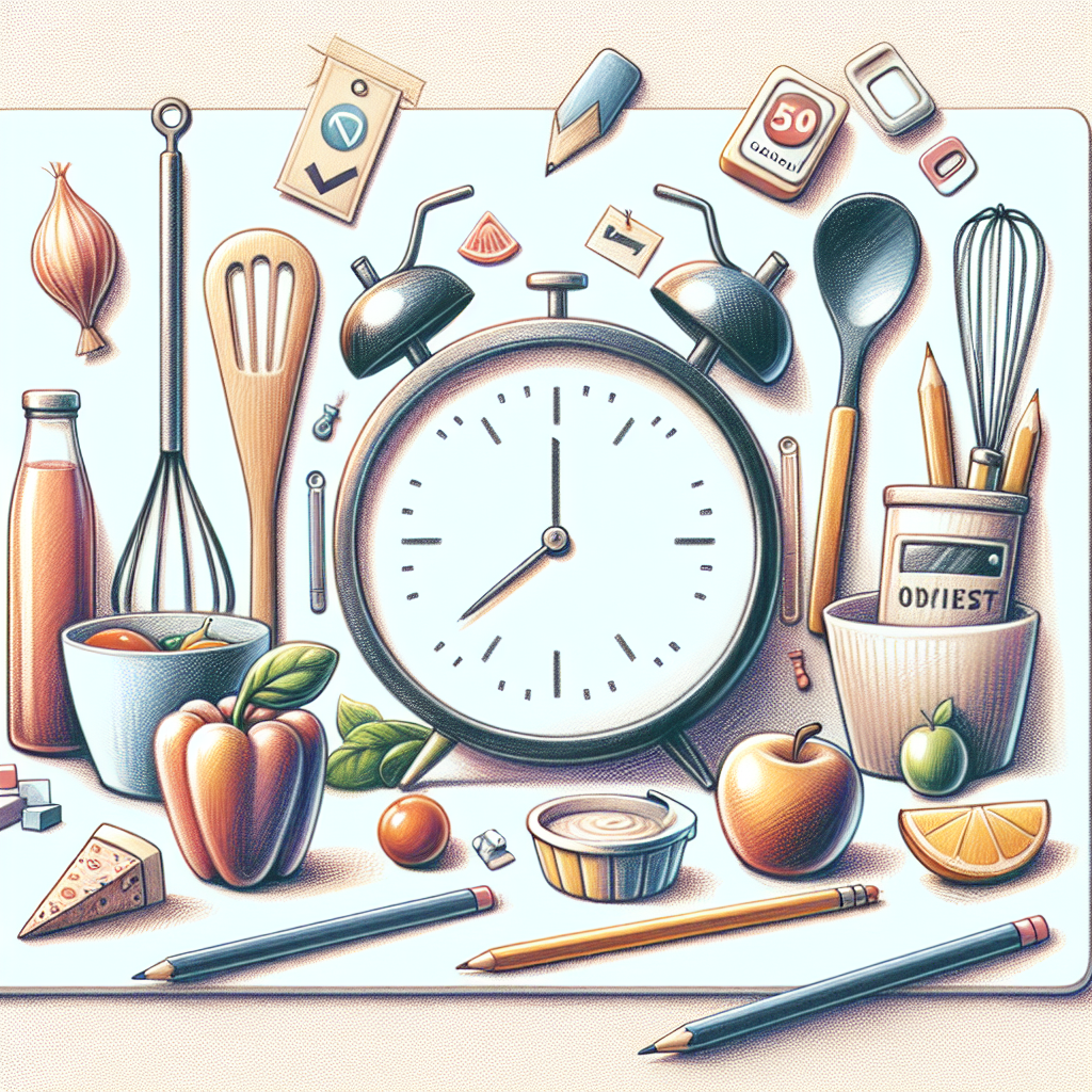 Pastelková ilustrace znázorňující téma: Kuchařství