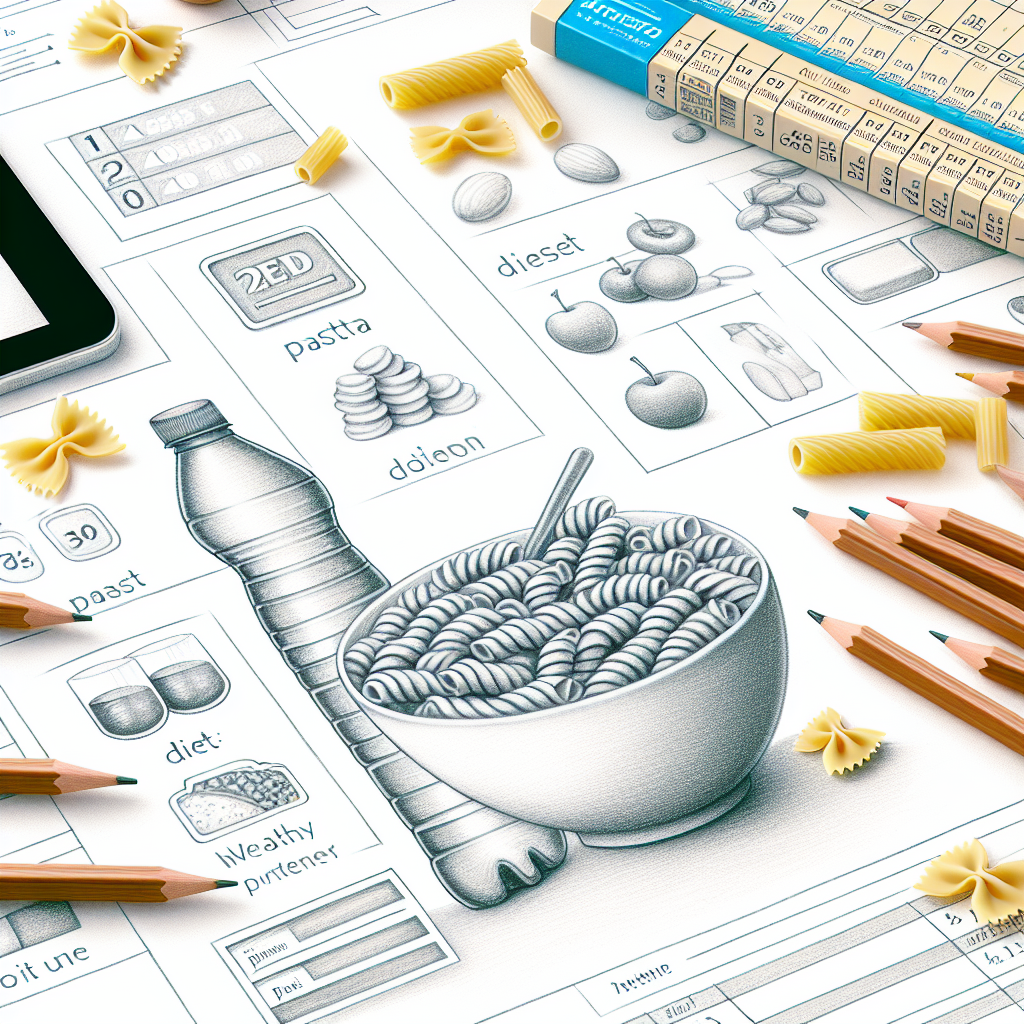 Pastelková ilustrace znázorňující téma: Zdravé stravování