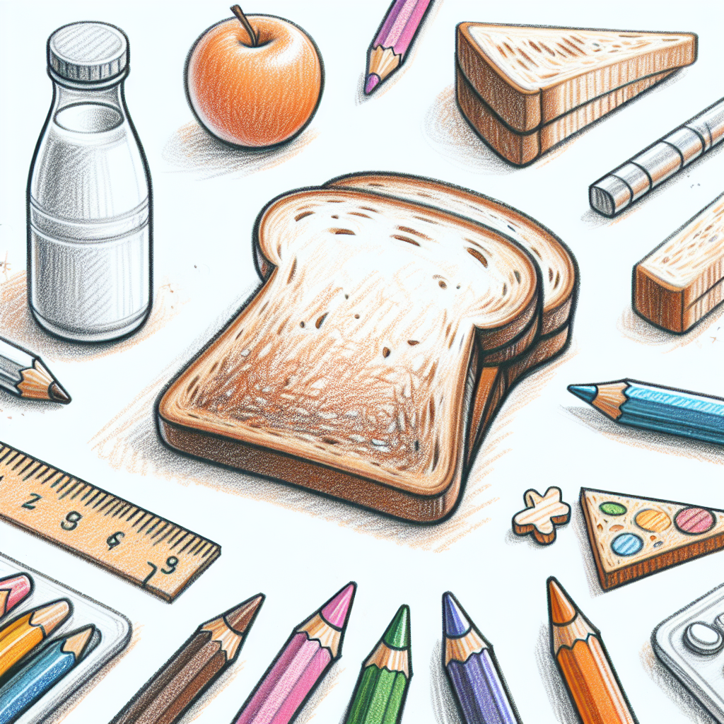 Pastelková ilustrace znázorňující téma: Zdravé stravování