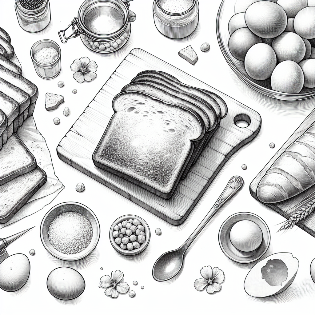 Pastelková ilustrace znázorňující téma: Recepty