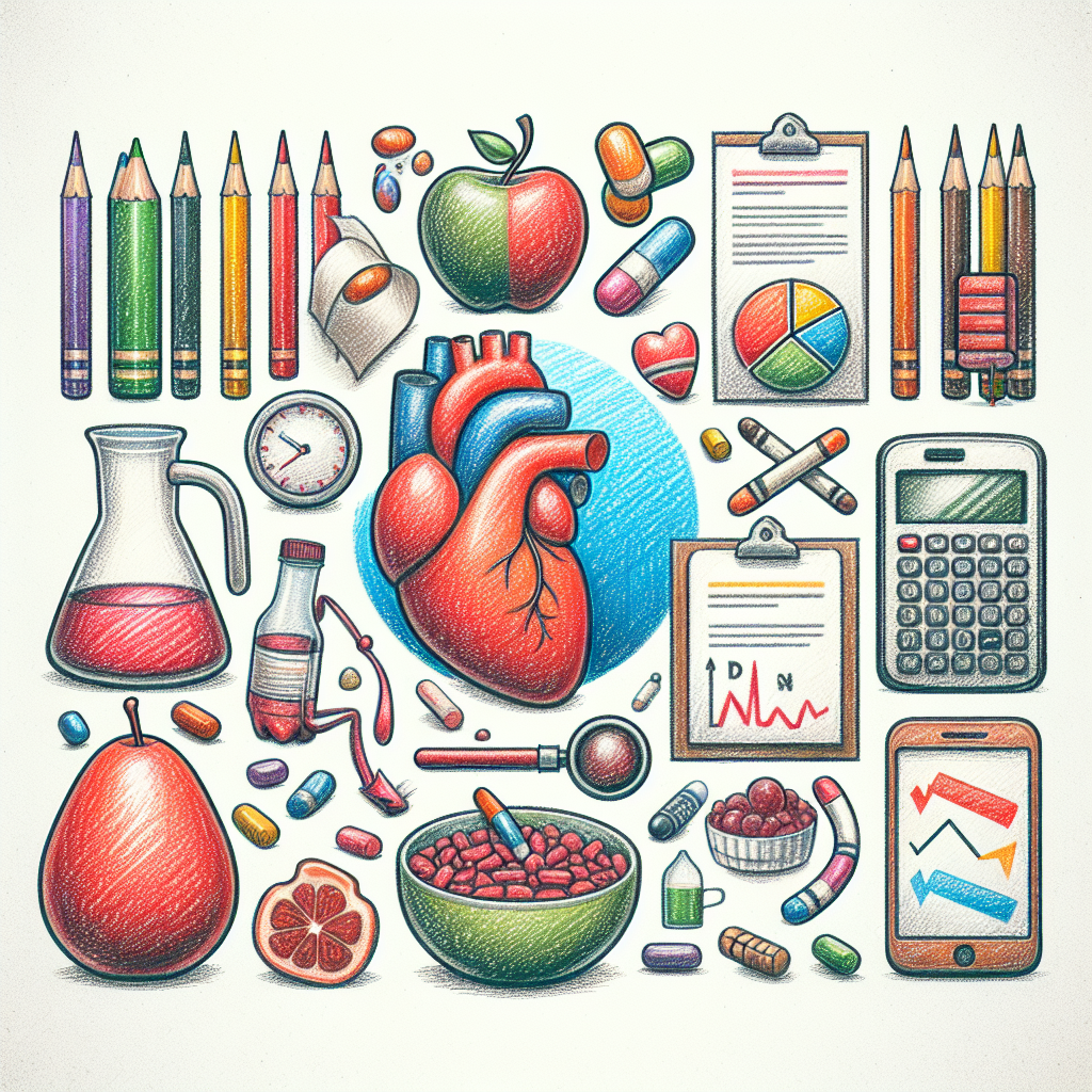 Pastelková ilustrace znázorňující téma: Zdraví a stravování
