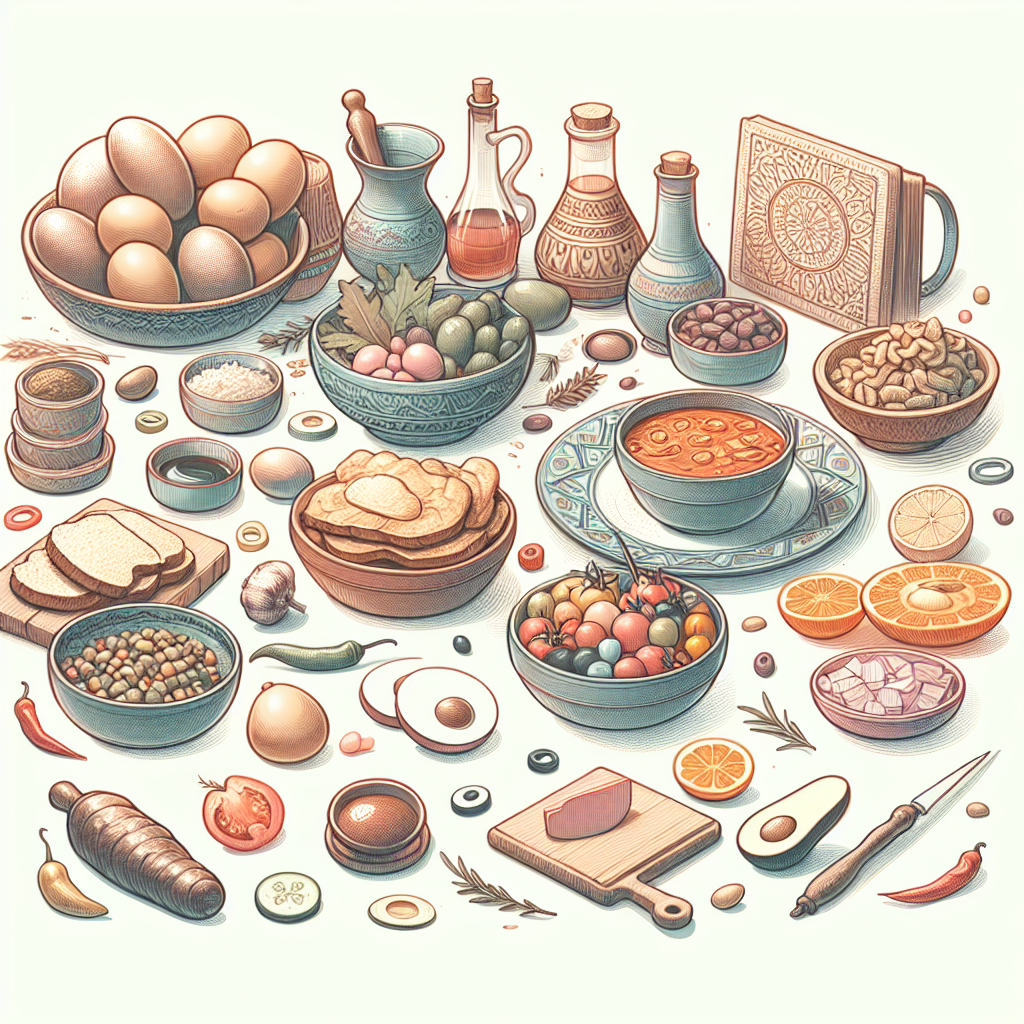 Pastelková ilustrace znázorňující téma: Kuchařství