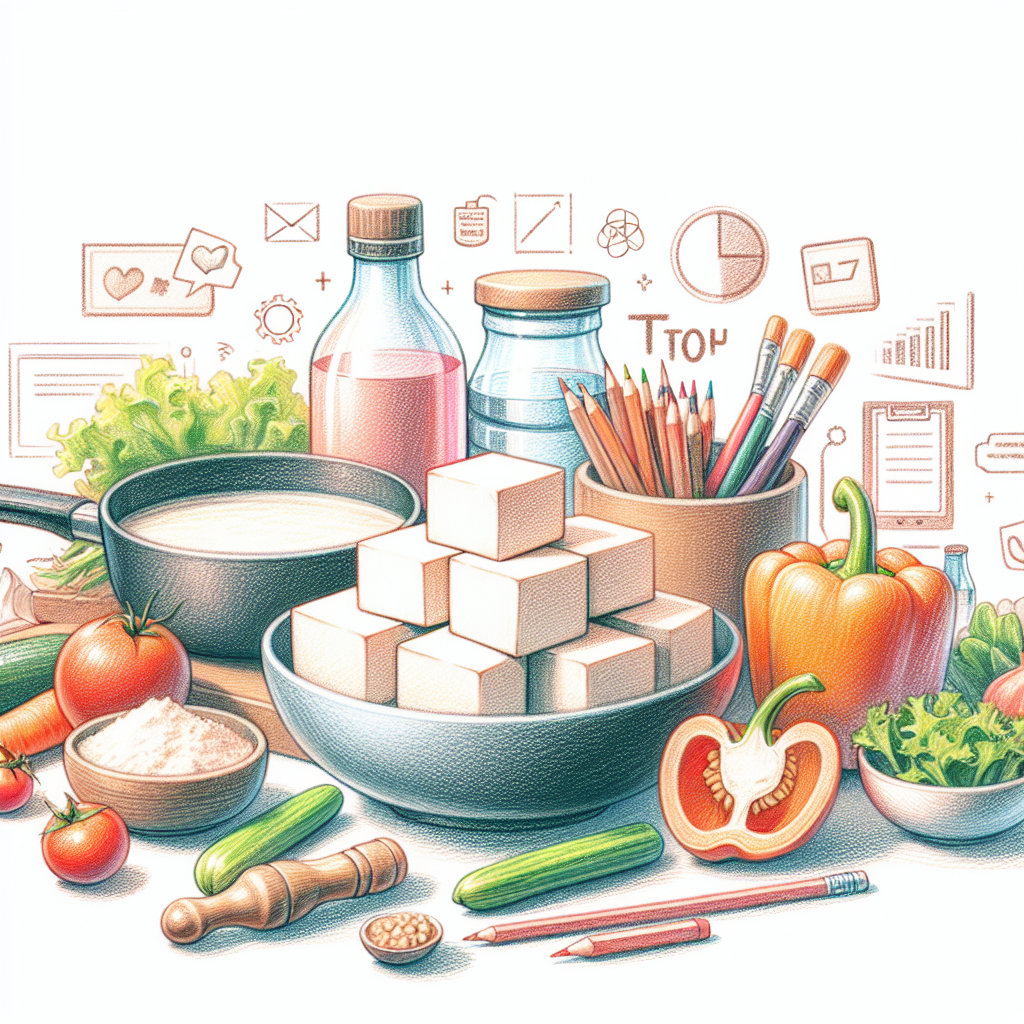 Pastelková ilustrace znázorňující téma: Recepty