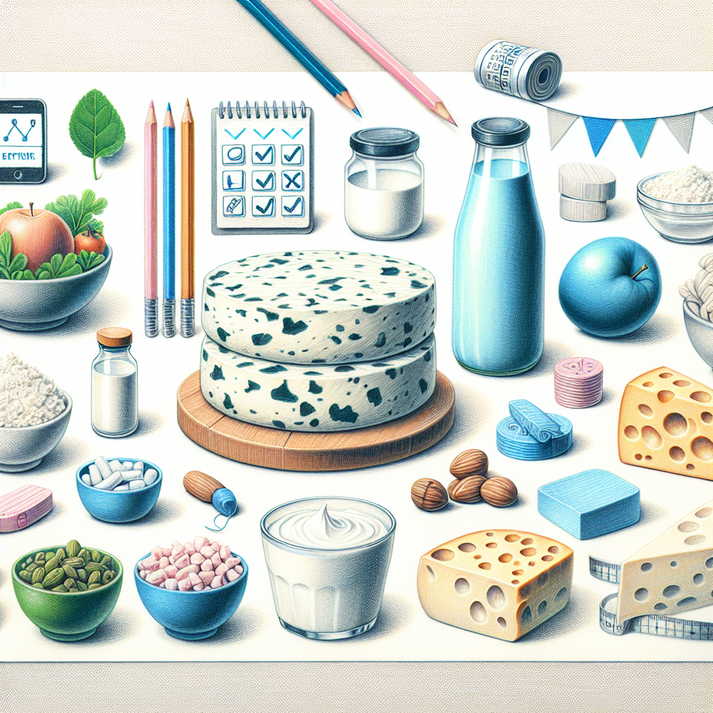 Pastelková ilustrace znázorňující téma: Diety a výživa