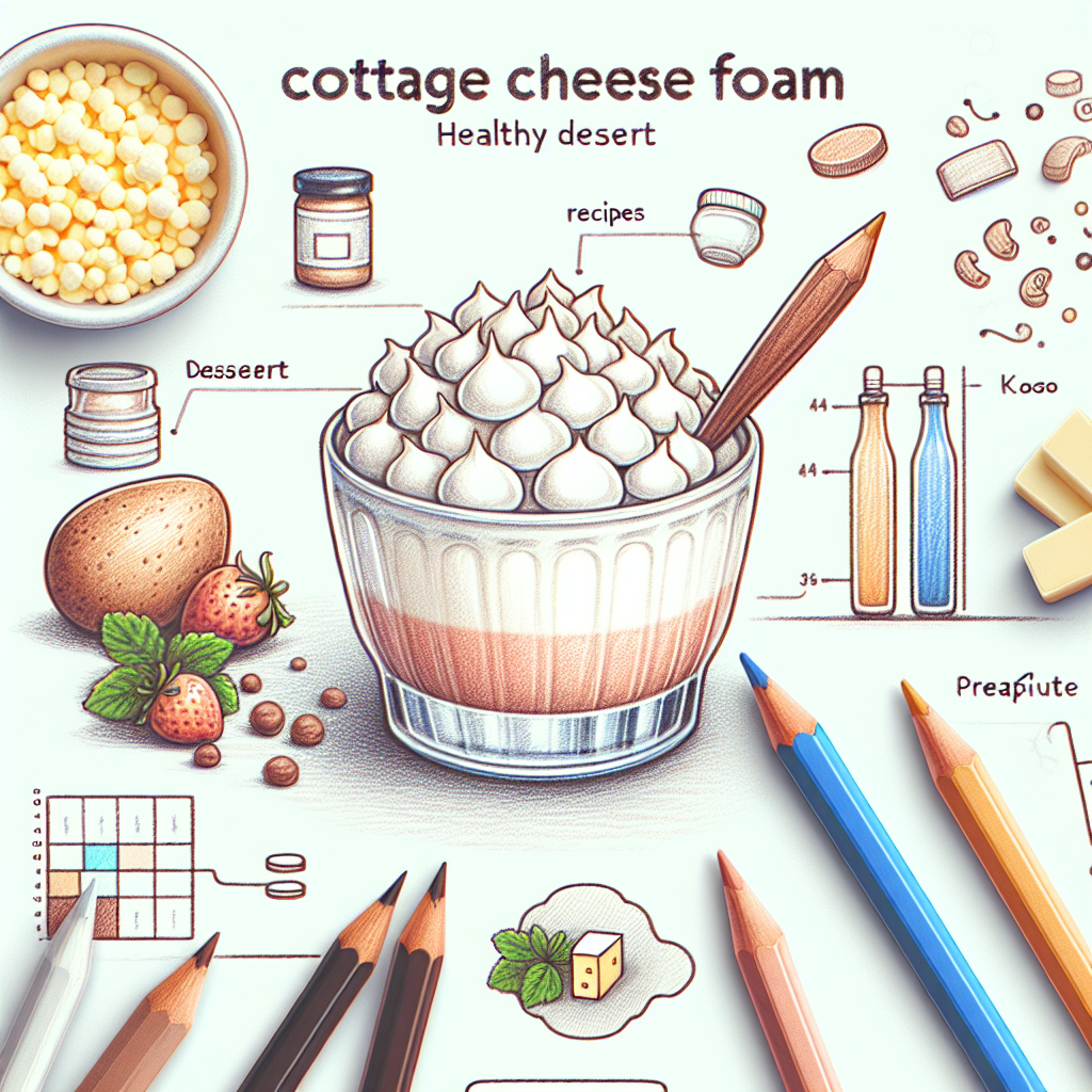 Pastelková ilustrace znázorňující téma: Dezerty