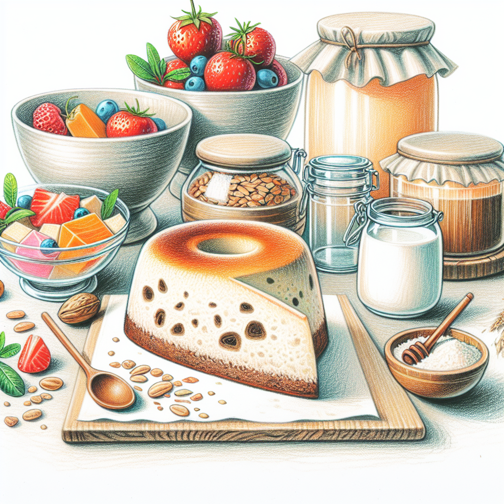 Pastelková ilustrace znázorňující téma: Recepty na dezerty