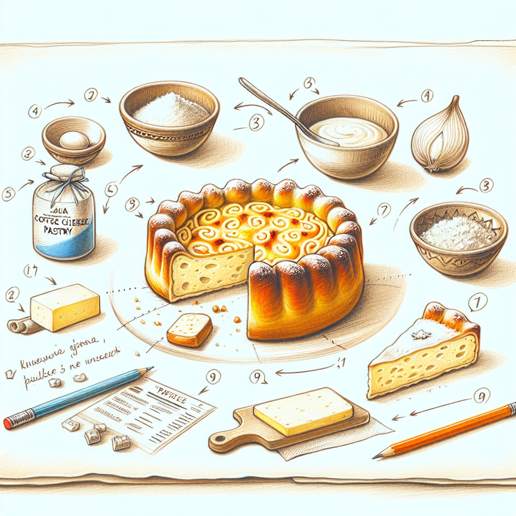 Pastelková ilustrace znázorňující téma: Recepty