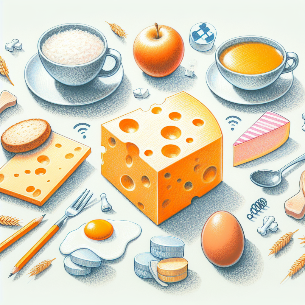 Pastelková ilustrace znázorňující téma: Zdravá strava
