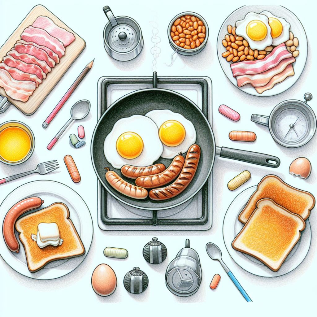 Pastelková ilustrace znázorňující téma: Recepty