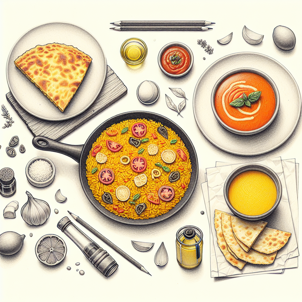 Pastelková ilustrace znázorňující téma: Kuchyně