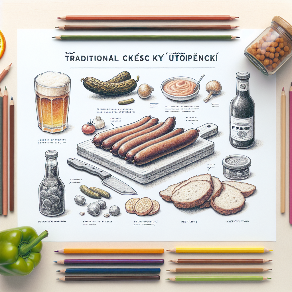 Pastelková ilustrace znázorňující téma: Kuchyně