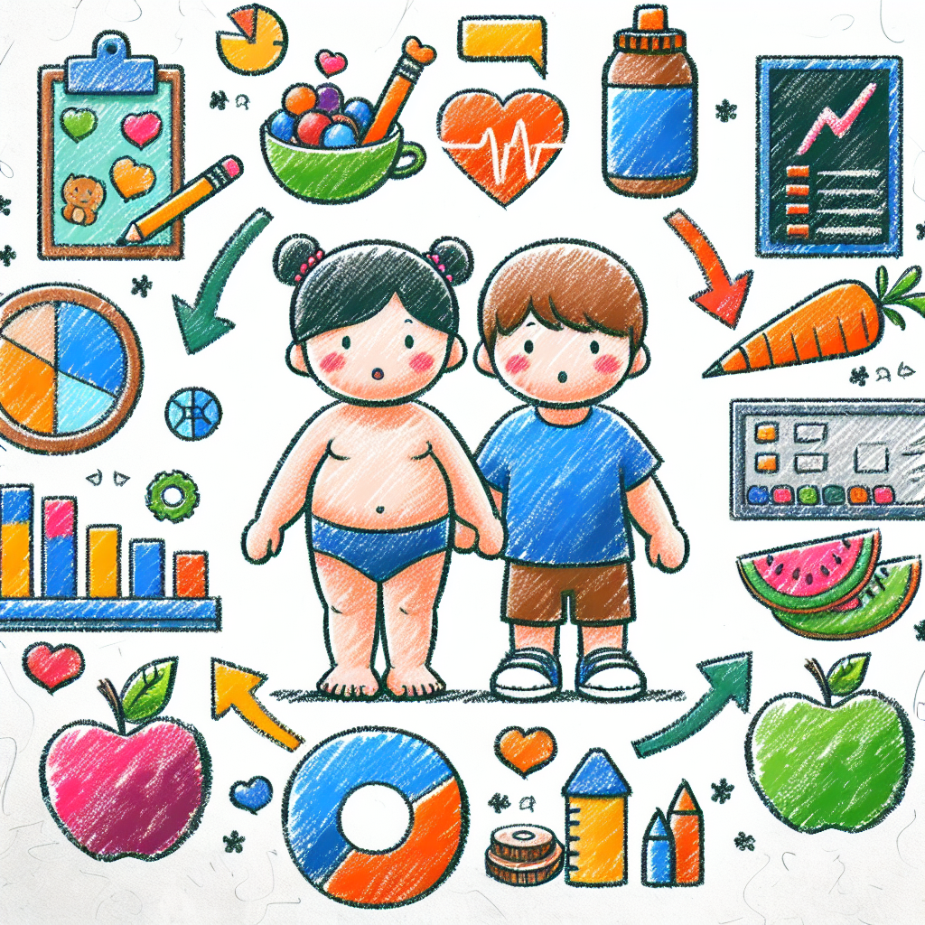 Pastelková ilustrace znázorňující téma: Zdraví dětí