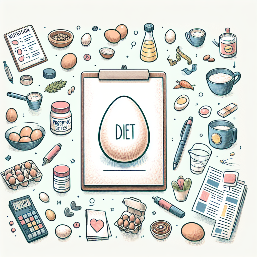 Pastelková ilustrace znázorňující téma: Diety