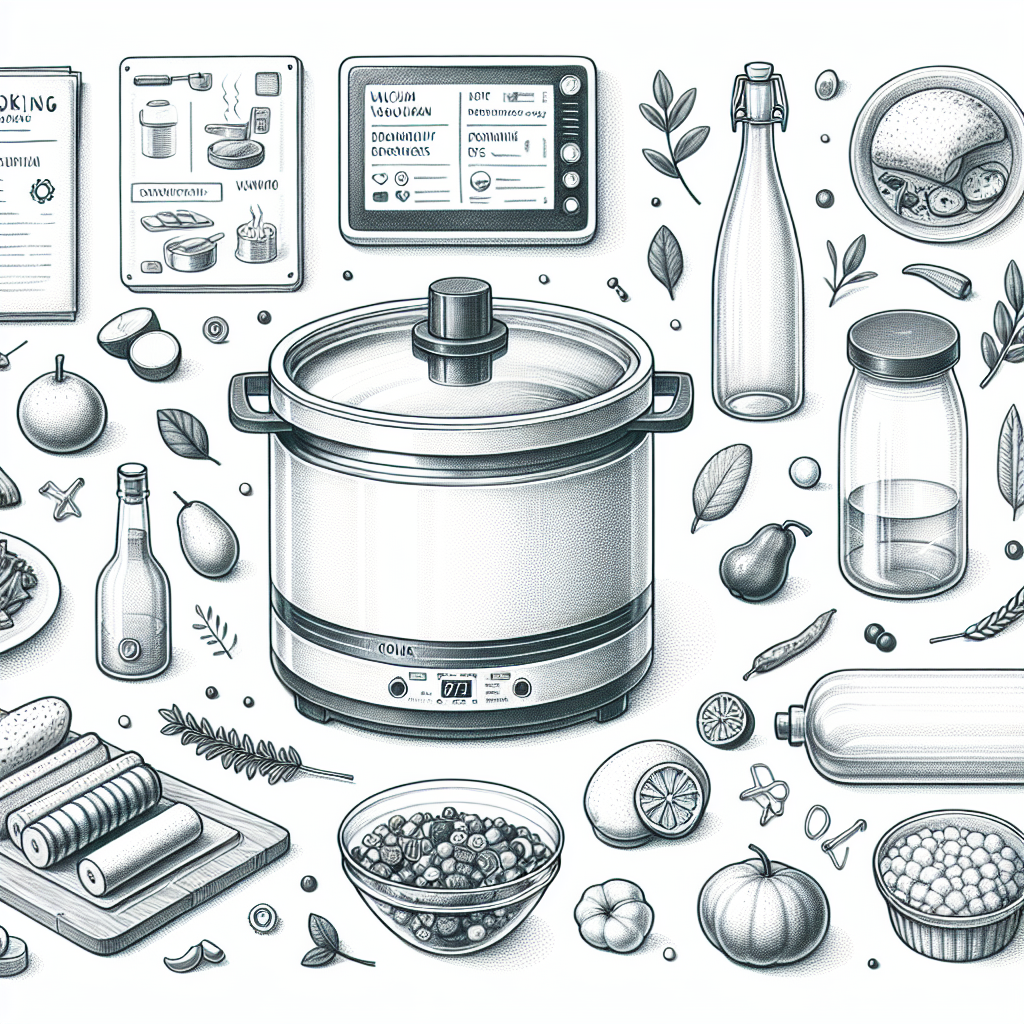 Pastelková ilustrace znázorňující téma: Vaření