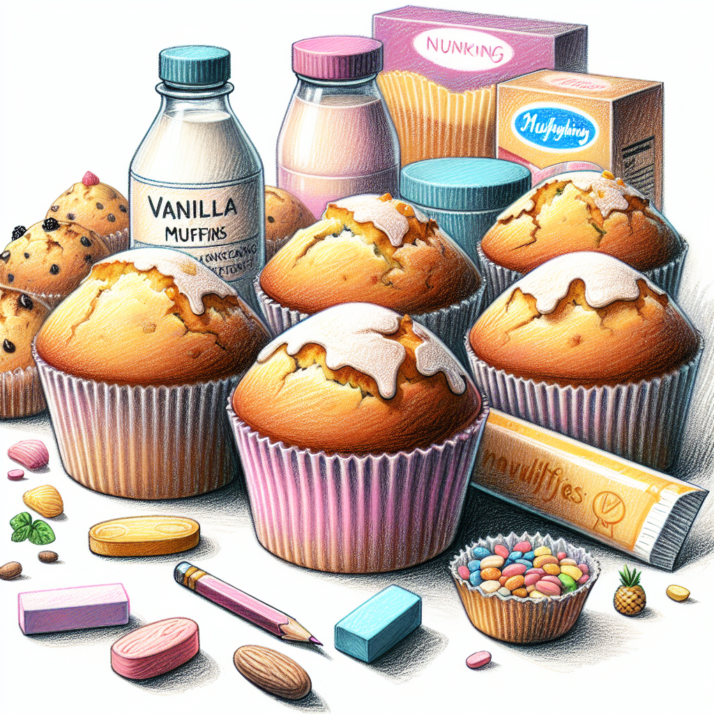 Pastelková ilustrace znázorňující téma: Dezerty