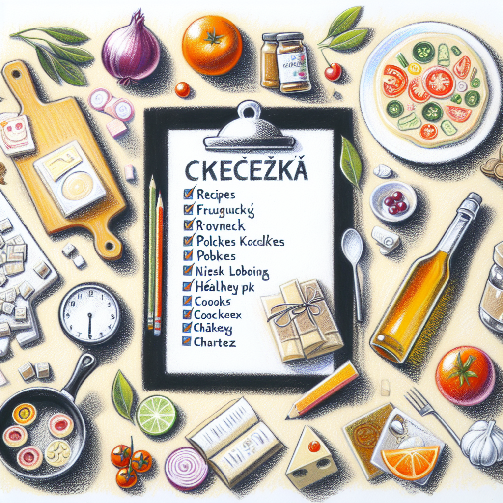 Pastelková ilustrace znázorňující téma: Vaření