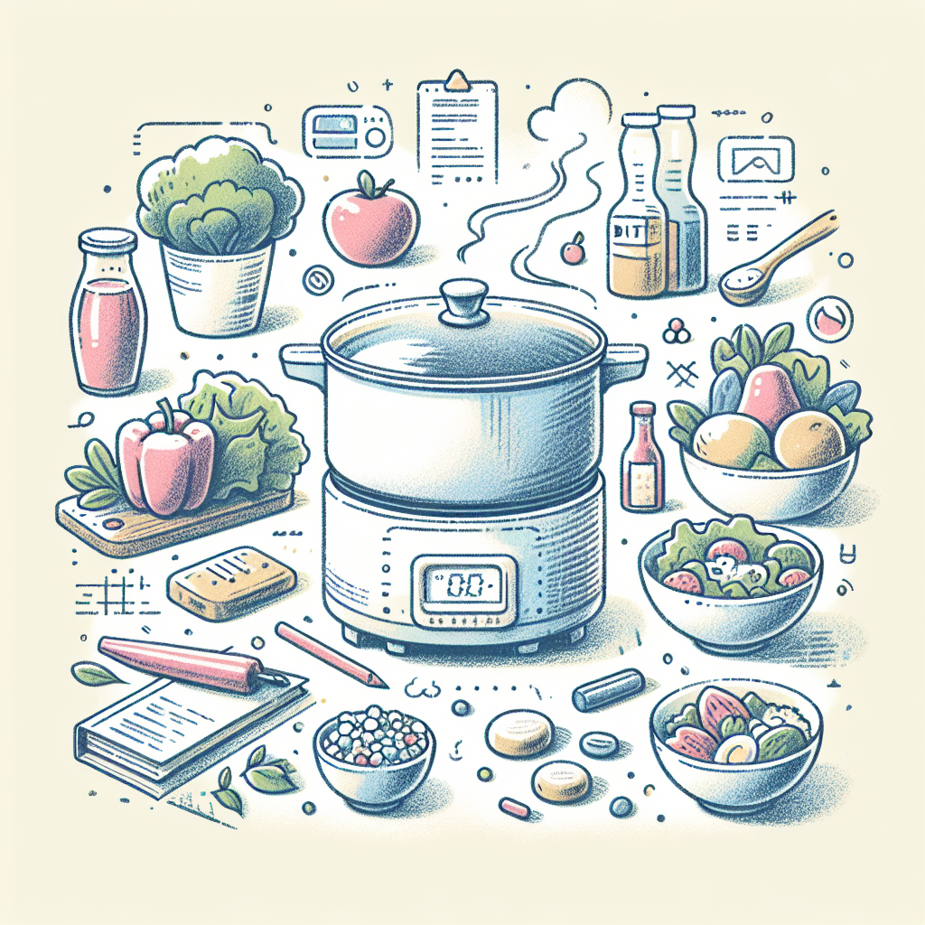 Pastelková ilustrace znázorňující téma: Vaření