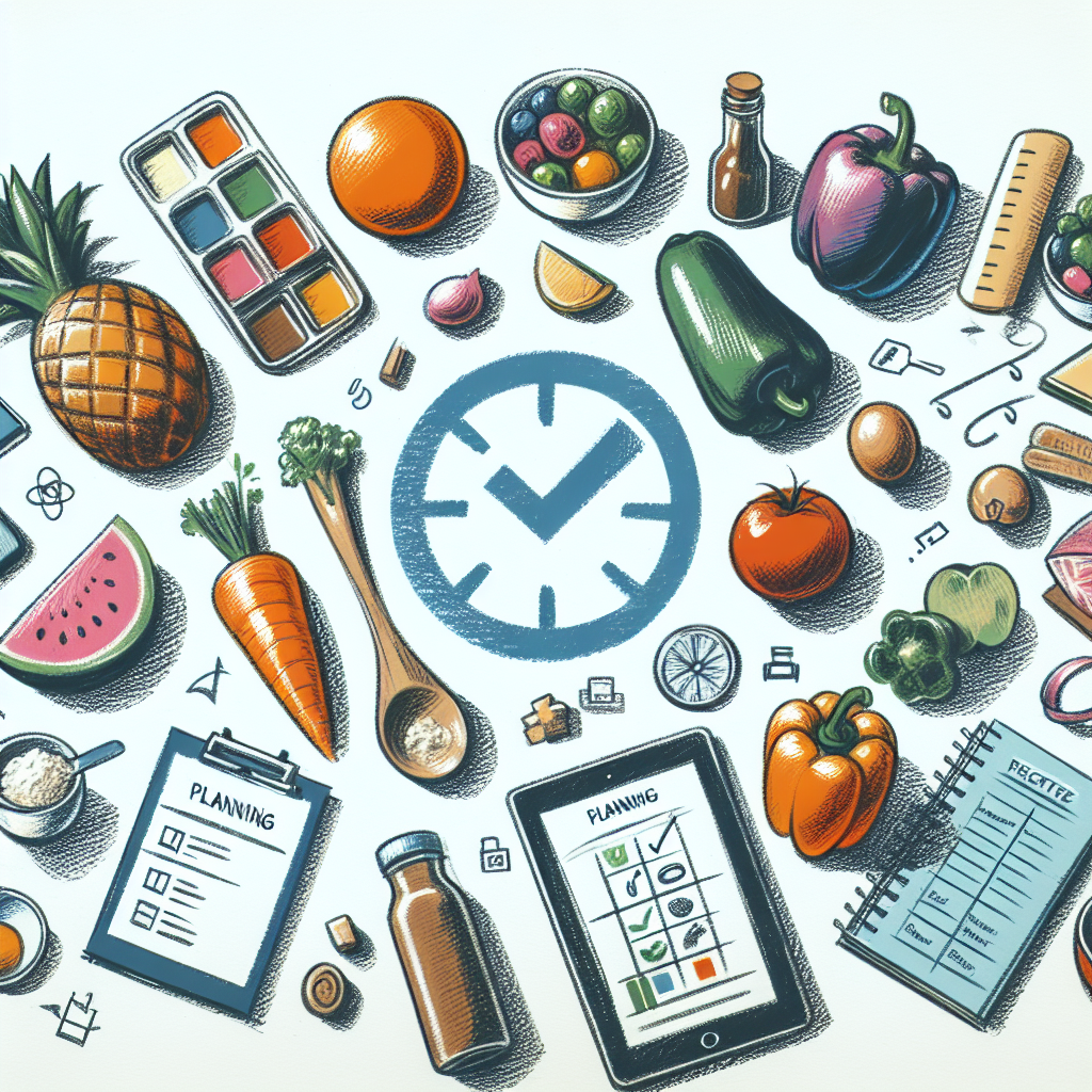 Pastelková ilustrace znázorňující téma: Vaření