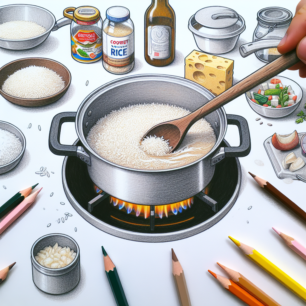 Pastelková ilustrace znázorňující téma: Vaření