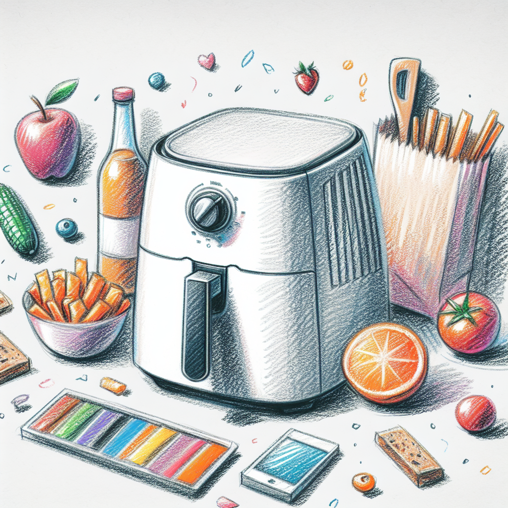 Pastelková ilustrace znázorňující téma: Kuchyně