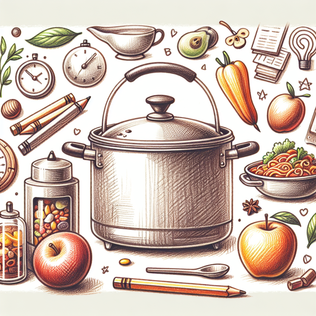 Pastelková ilustrace znázorňující téma: Vaření v kotlíku