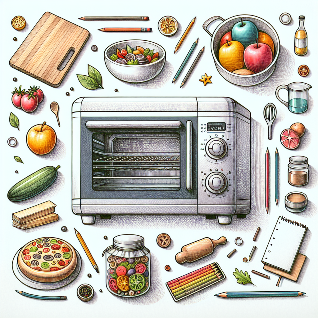 Pastelková ilustrace znázorňující téma: Vaření