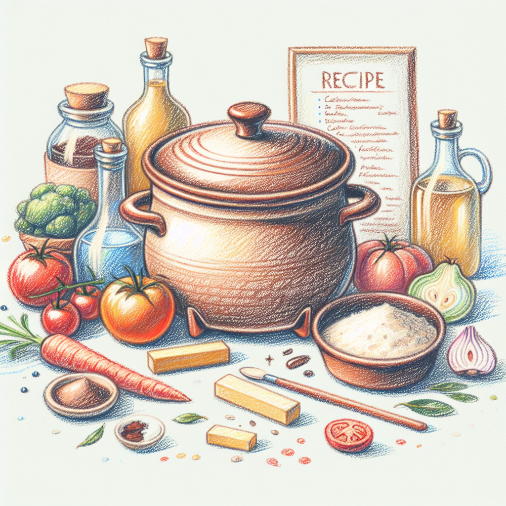 Pastelková ilustrace znázorňující téma: Vaření