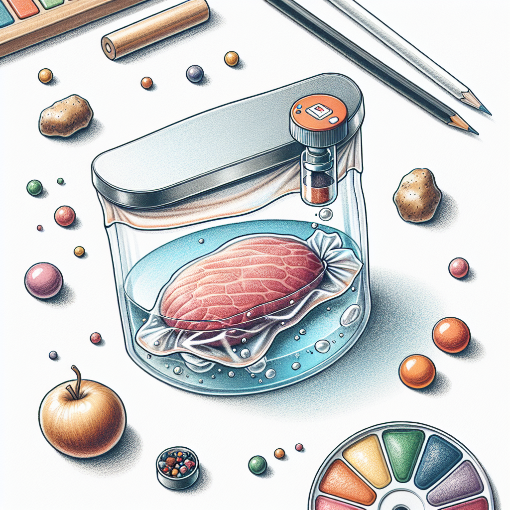 Pastelková ilustrace znázorňující téma: Kuchařské techniky