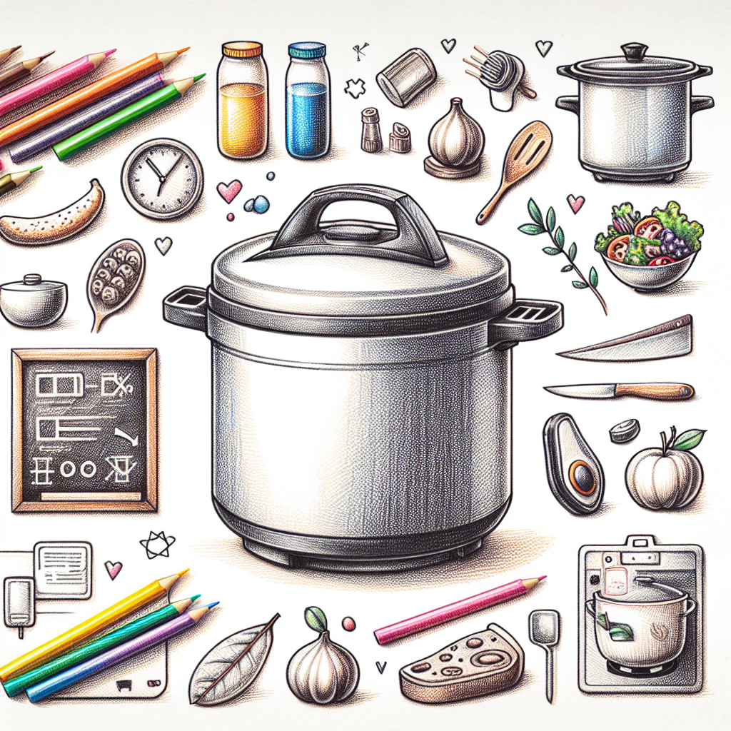 Pastelková ilustrace znázorňující téma: Vaření