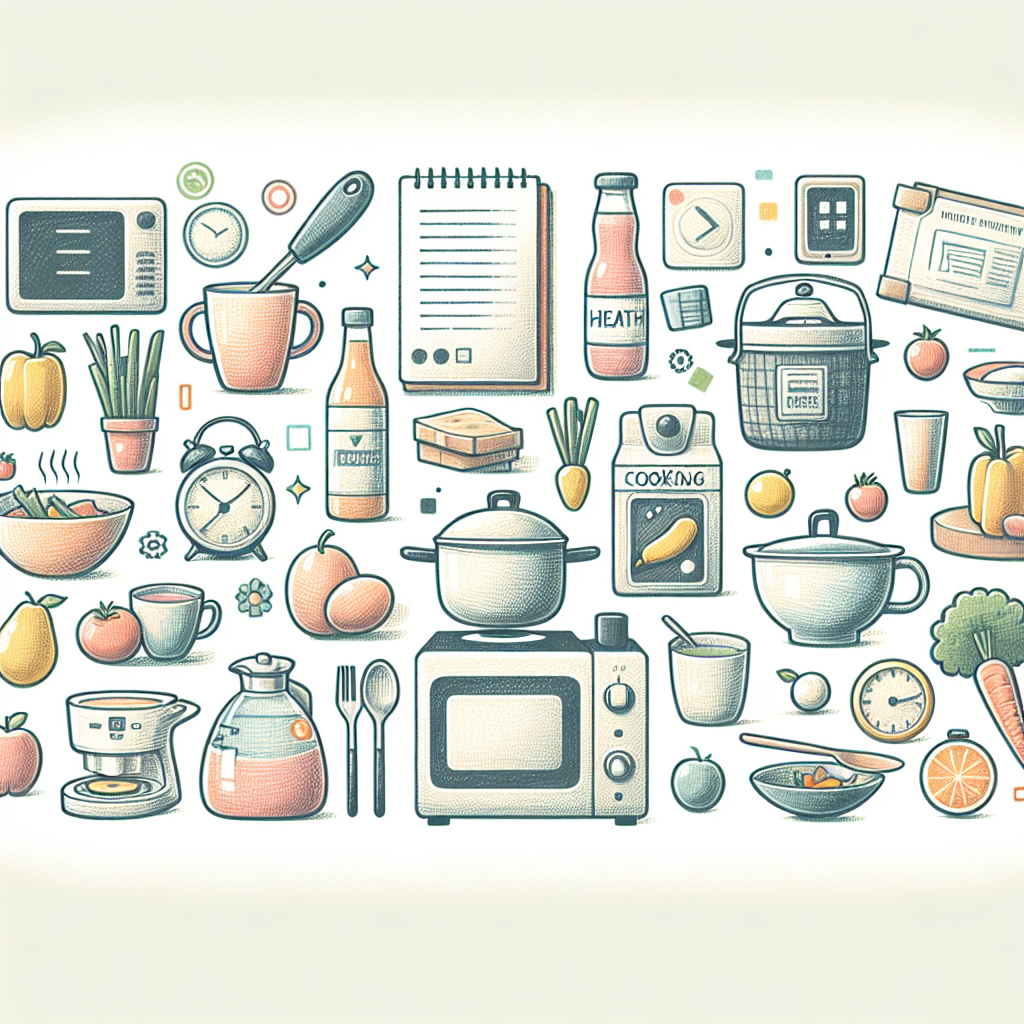 Pastelková ilustrace znázorňující téma: Domácí vaření