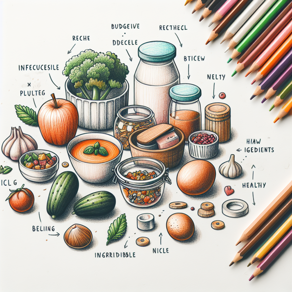 Pastelková ilustrace znázorňující téma: Vaření