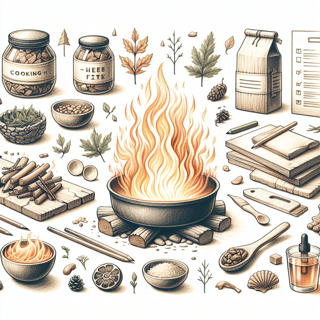 Pastelková ilustrace znázorňující téma: Vaření