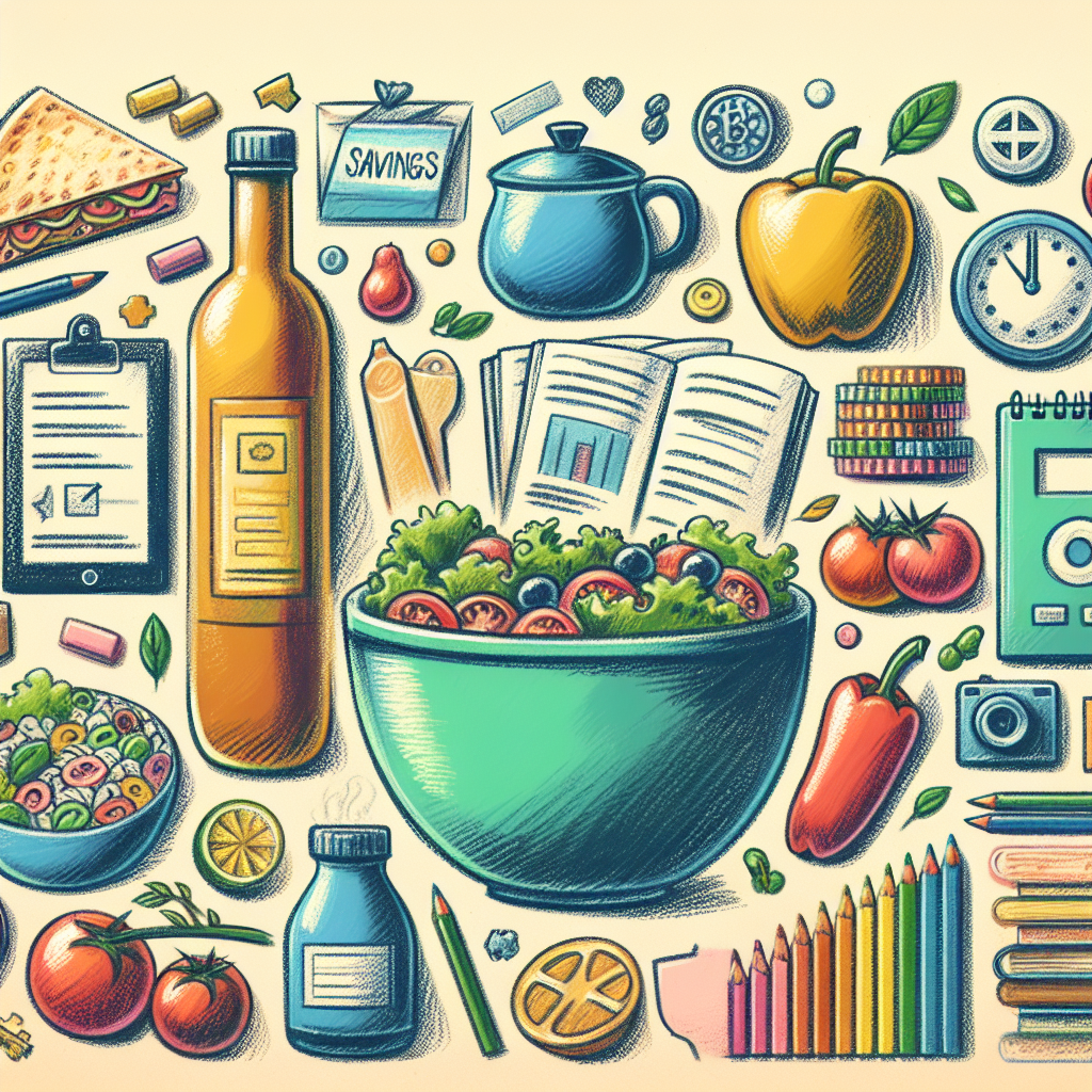 Pastelková ilustrace znázorňující téma: Vaření