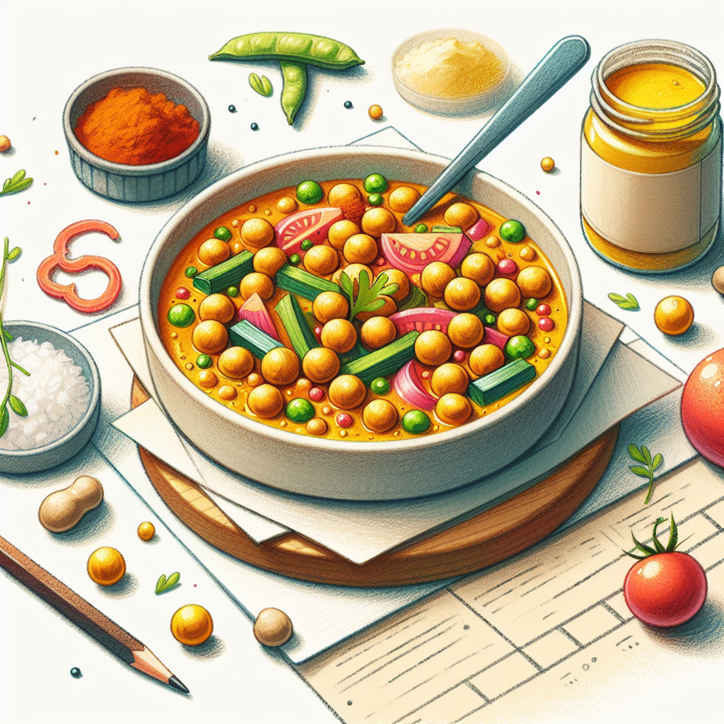 Pastelková ilustrace znázorňující téma: Vegetariánská kuchyně