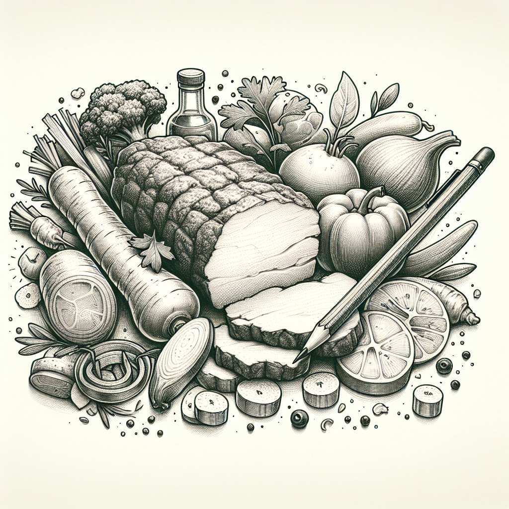 Pastelková ilustrace znázorňující téma: Kuchařství