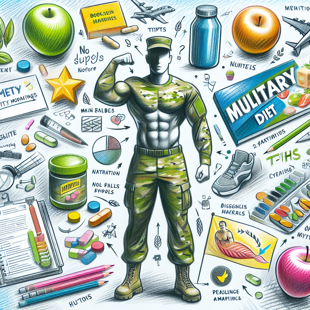 Pastelková ilustrace znázorňující téma: Diety