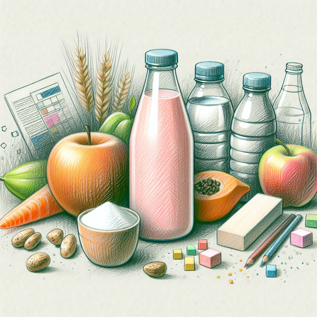 Pastelková ilustrace znázorňující téma: Diety
