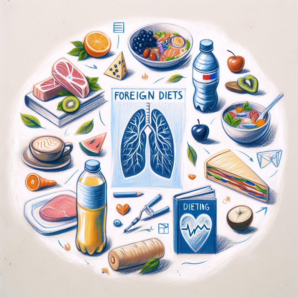 Pastelková ilustrace znázorňující téma: Diety