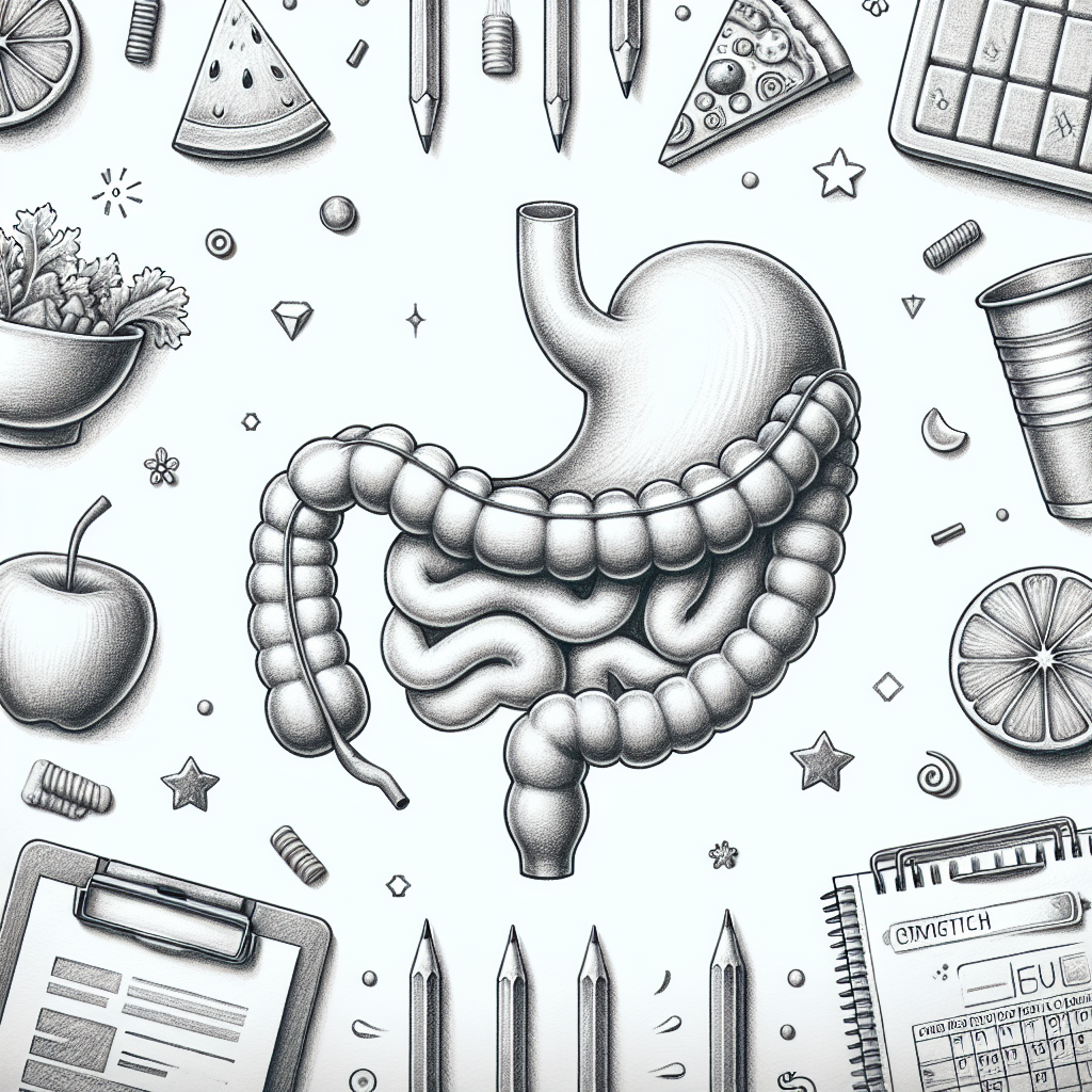 Pastelková ilustrace znázorňující téma: Diety