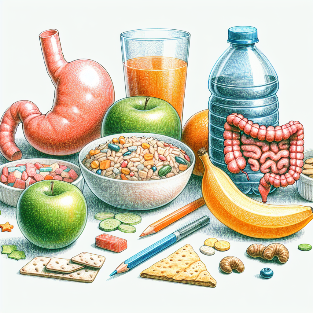 Pastelková ilustrace znázorňující téma: Zdravá výživa