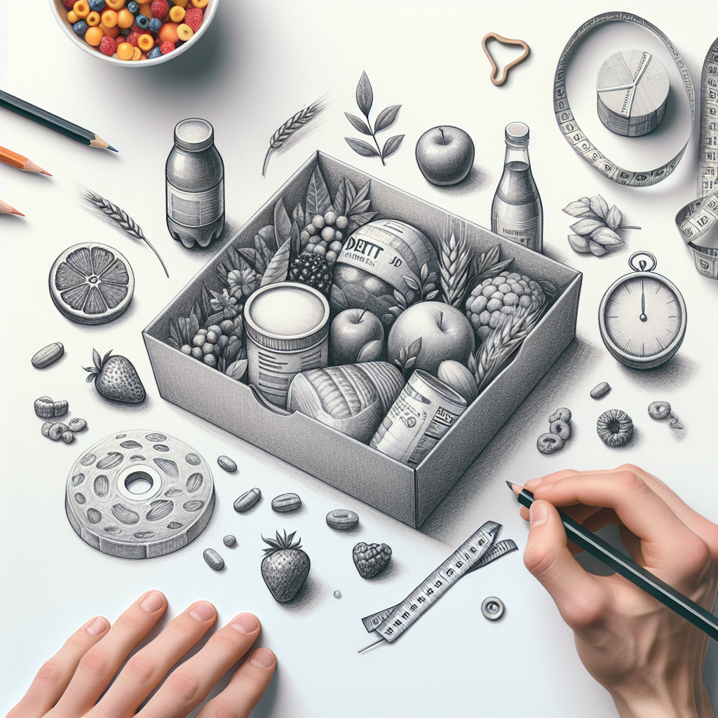 Pastelková ilustrace znázorňující téma: Zdravé stravování