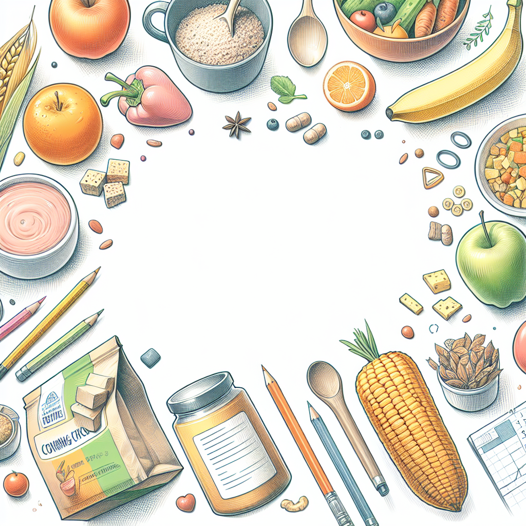 Pastelková ilustrace znázorňující téma: Zdravé vaření