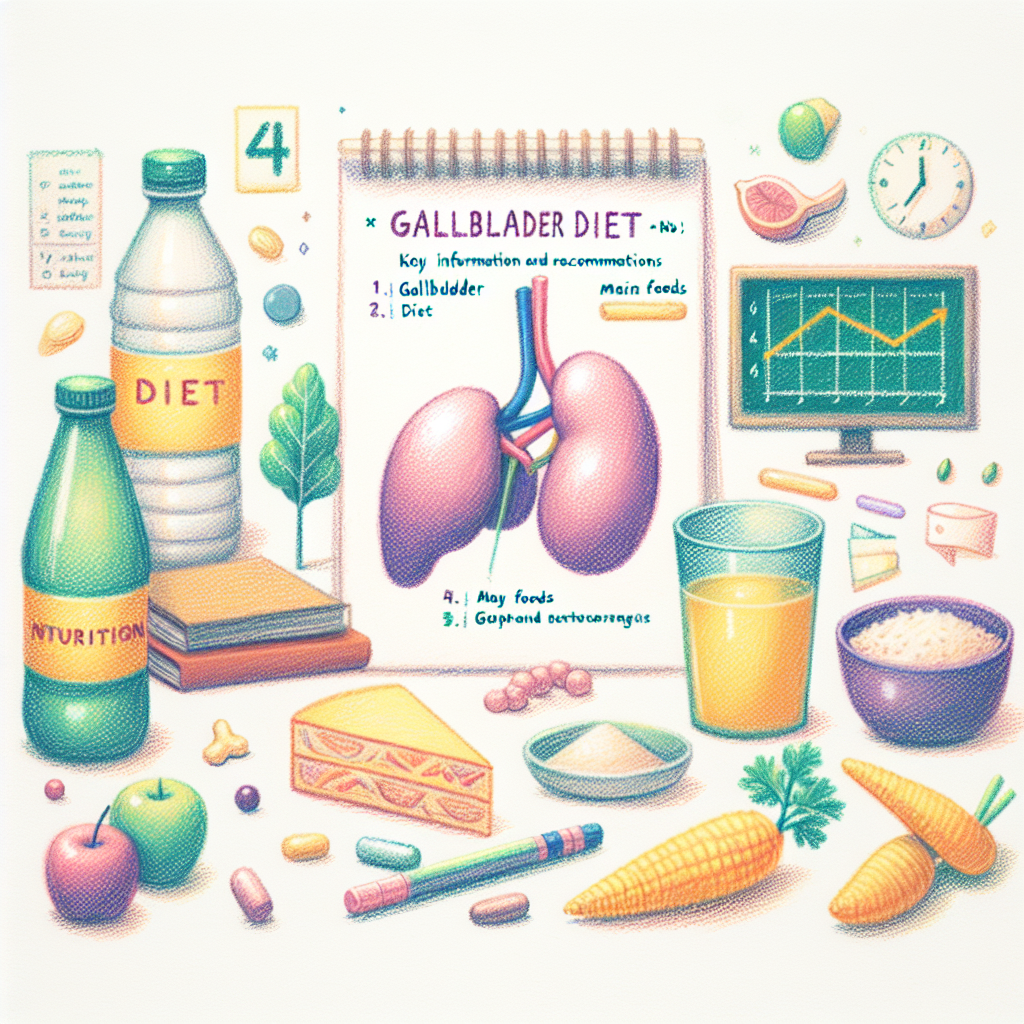 Pastelková ilustrace znázorňující téma: Dieta a výživa