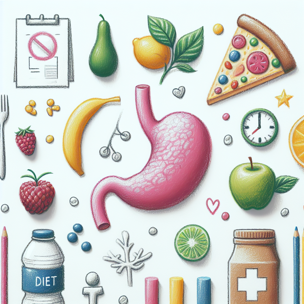 Pastelková ilustrace znázorňující téma: Zdraví