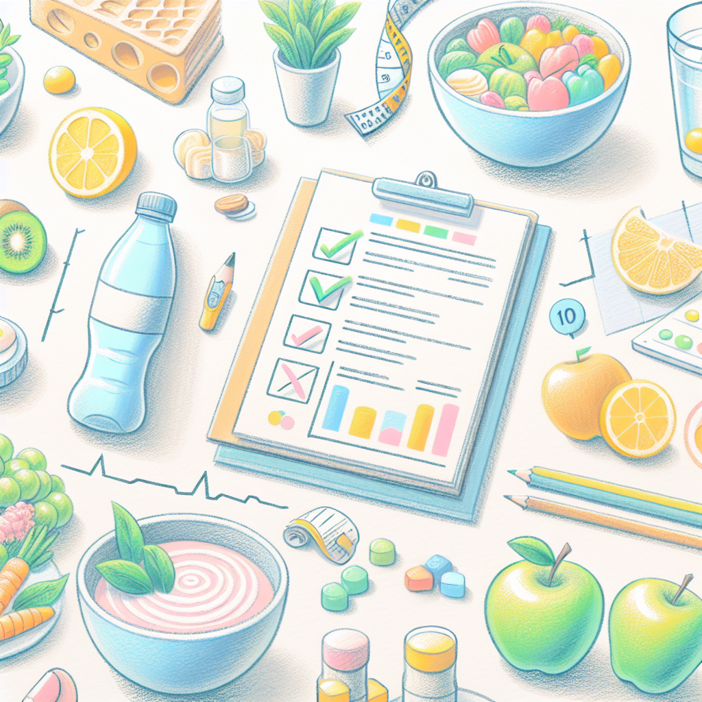Pastelková ilustrace znázorňující téma: Zdravá výživa