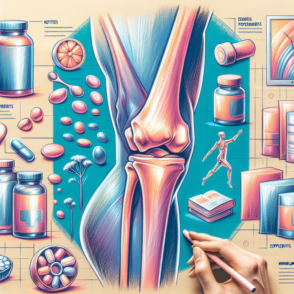 Pastelková ilustrace znázorňující téma: Zdraví kloubů
