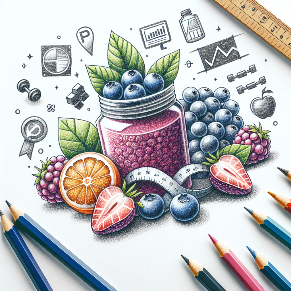 Pastelková ilustrace znázorňující téma: Superpotraviny