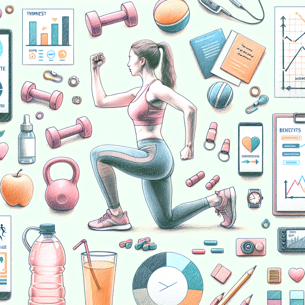 Pastelková ilustrace znázorňující téma: Cvičení